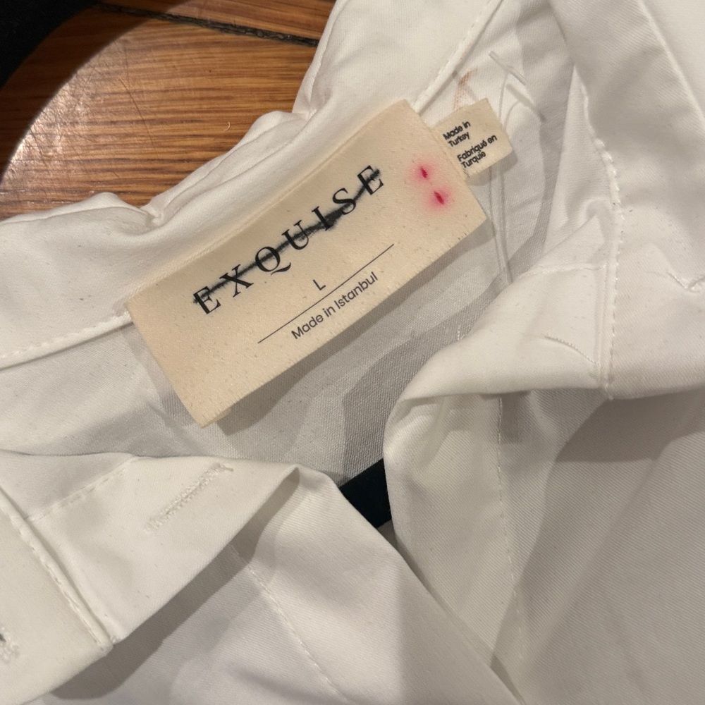 Anthropologie The Tobie Pleated Blouse by Exquise: Double-Buckle Edition - Picture 7 of 8